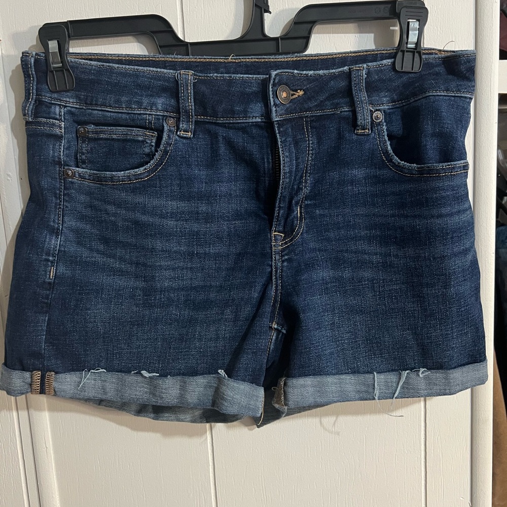 American Eagle Outfitters Dark Blue Jean Shorts
